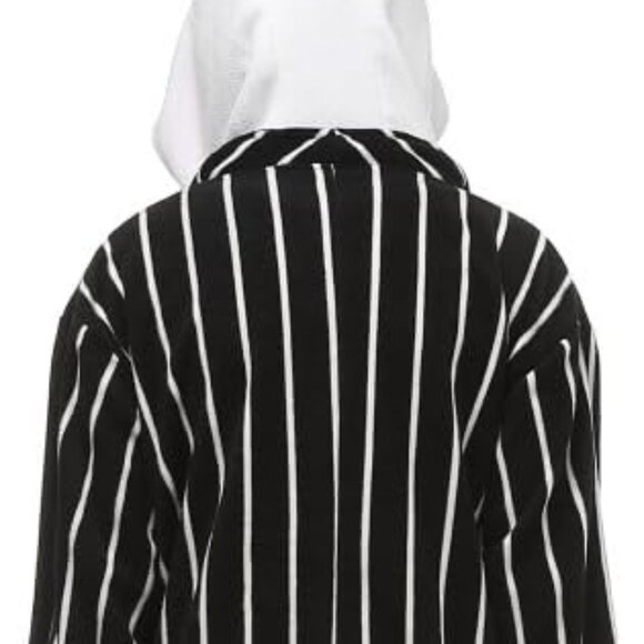SUPER PLUSH Jack Skellington ADULT Onesie Costume SIZE MEDIUM - Picture 2 of 4